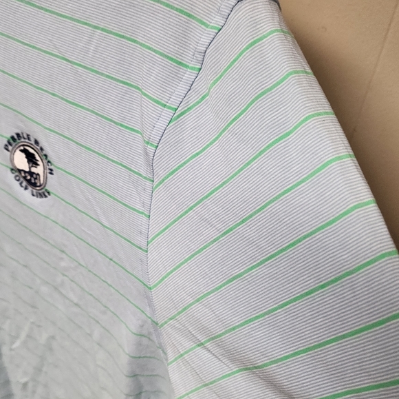 Fennec Golf Sunwashed Collection Men's Large Peeble Beach Golf Links Polo Shirt - Picture 2 of 7